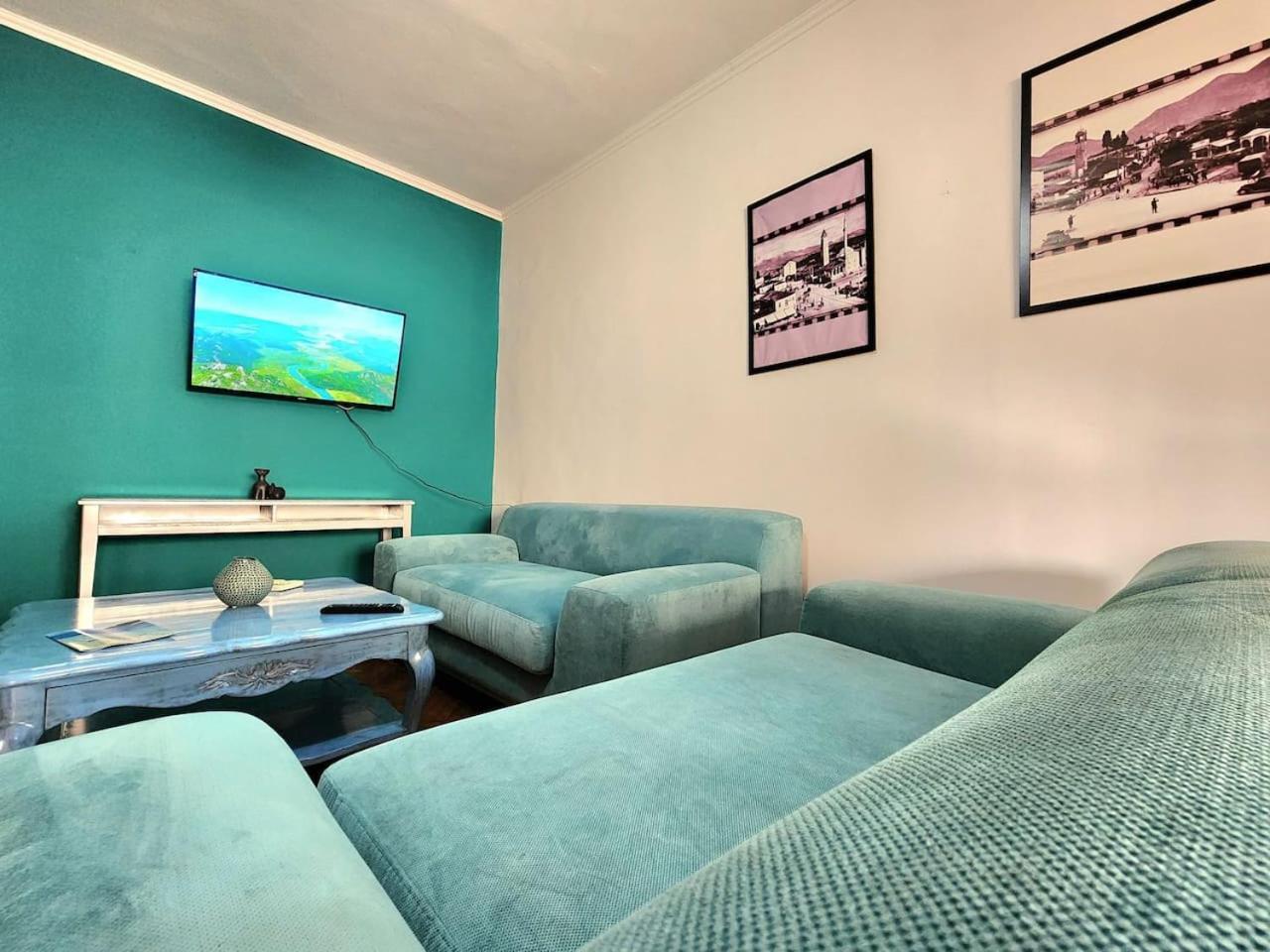 Turqoise Flat In City Center With 24H Self Check In Tiran Dış mekan fotoğraf